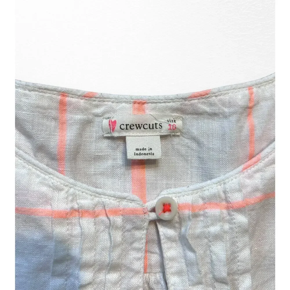 Crewcuts Linen Cover-Up, Size 10